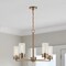 Nuvo Intersection 5-Light Chandelier - Burnished Brass with Clear Glass 60/7535 - alternate 4